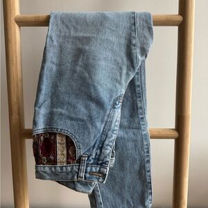Vintage Denim with Embroidered Details